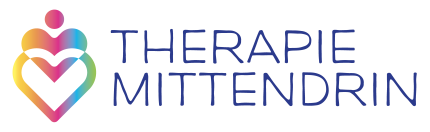 Therapie Mittendrin Logo blau o. Sub weiß